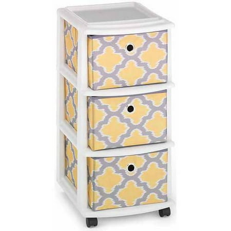Homz Medium Cart With 3 Drawers Set Of Homz Medium Cart With 3 Drawers Set Of