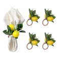 thumbnail image 3 of Servilletero de Boda con Limón y Frutas Anillo para Decoración de Mesa de Comedor Fiestas de Verano Vacaciones Familia Diaria ANGGREK  Otros, 3 of 8