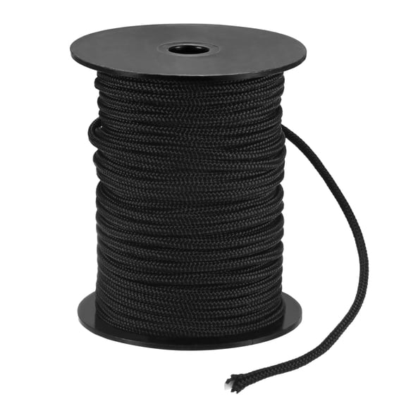Cuerda de arranque de retroceso Uxcell 3mm 30m Cuerda de nylon para motosierra Negra