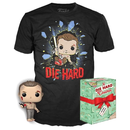 Funko POP! And Tee Die Hard John McClane [Shirtless] with Size Large T-Shirt Collectors Box Exclusive