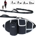 thumbnail image 2 of Hands Leash Dual Padded Handle Retractable Leash Dog Waist Leash Black, 2 of 8