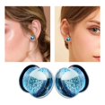 thumbnail image 5 of 2 Piezas Expansores De Vidrio Con Dibujo De Medusa Piercings, 5 of 5