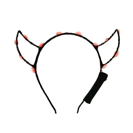 Halloween Light Up Devil Headband Costume Accessory, by Way to Celebrate