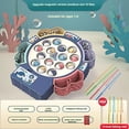 thumbnail image 4 of Childrens Magnetic Fishing Game Toy Puzzle Rotating Pond Toy With Music And Light, 4 of 8