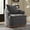 Gray, variant on Tina's Home Modern Chenille Swivel Accent Chair, 360° Barrel Chair with Lumbar Pillow Camel