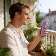 Mini Portable Handheld Fan Rechargeable, 250mAh Battery with Adjustable Wind Speeds, Lightweight and Compact for Travel Office Home, Personal Cooling Anywhere