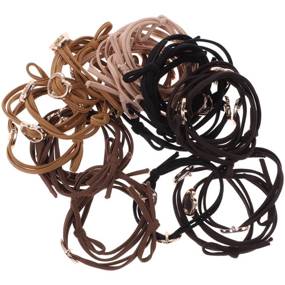 ETEREAUTY Assorted Color Elastic Ponytail Holders, Soft Hair Bands for Women and Girls, 30 Pieces Hair Accessories
