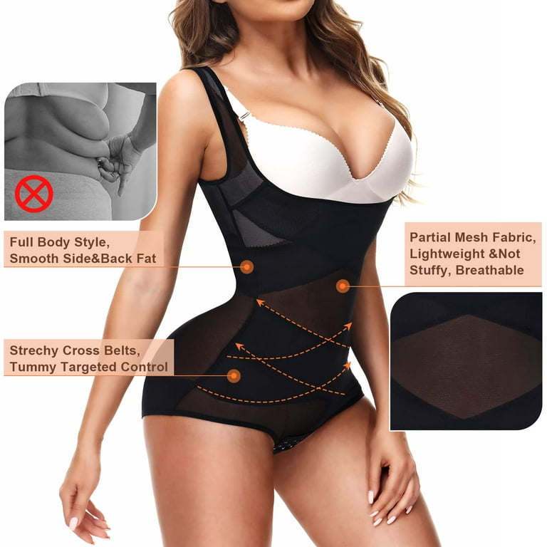 Shapewear Bodysuit For Women Tummy Control Body Shaper Slimming Girdle For  Women Stomach Shapewear