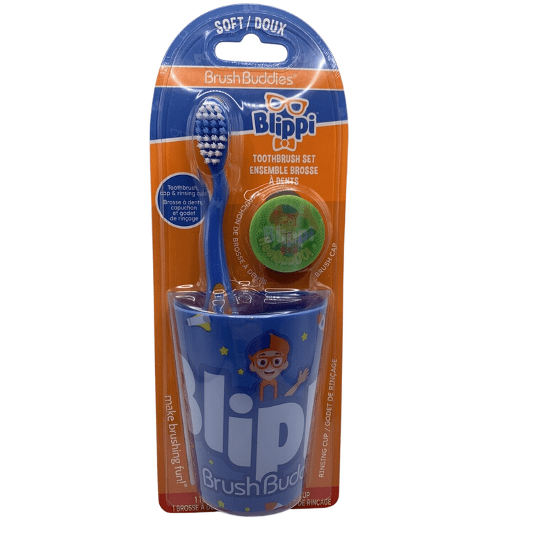 Blippi Toothbrush Holder Kids Bathroom Decor Fun Childrens Home Decor 8oz  Cup 