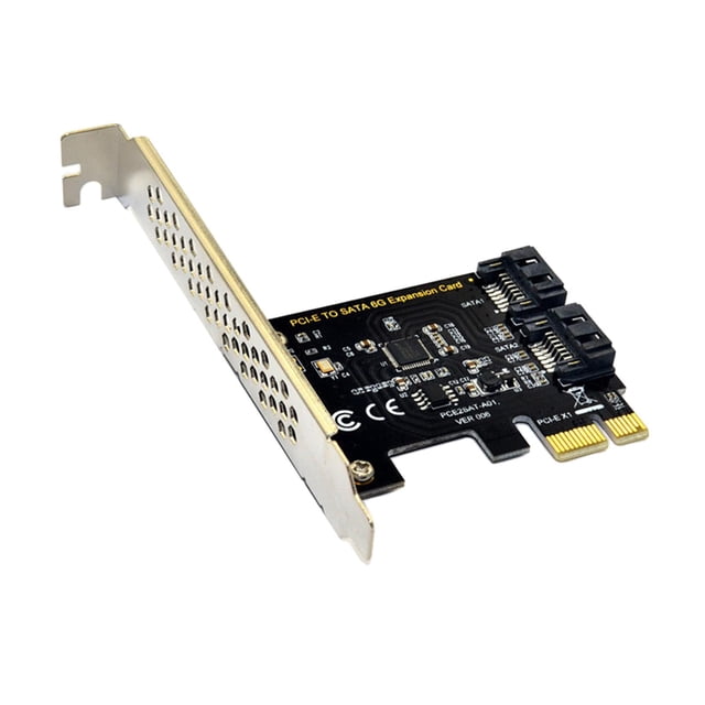 lionlar Almencla PCI-E Adapter to 3.0 2 Ports III 6G Expansion Card Plug