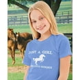 thumbnail image 3 of Tstars Just A Girl Who Loves Horses Kids T-Shirt - Horse Lover Tee - XL, California Blue, 3 of 6