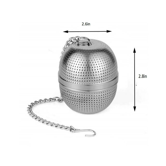 Apmemiss Infuseur à Thé Filtre à Thé en Acier Inoxydable 1 Infuseur à Thé Fin Boule pour Pot