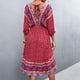 thumbnail image 3 of Vestido Informal Con Estampado Floral, Vestido De Poliéster Con Dobladillo Alto Y Bajo, Elegante, Suave, Elegante, Sin Espalda, Lavable Para Fiestas De Citas ANGGREK AH2888, 3 of 6