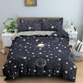 thumbnail image 1 of Space Galaxy Print Duvet Cover Set Horoscope Circle Comforter Covers Zodiac Symbols Bedding Sets 2/3PCS 14 Different Size, 1 of 1