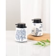 thumbnail image 7 of Hand Soap Dispenser for Bathroom, Ceramic Lotion Dispenser, Blue and White Flowers and Branches, 7 of 7