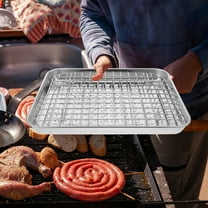 LEORX 1 Set Toaster Oven Baking Pan Stainless Steel for Hotel