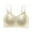 Beige Brassiere for women, variant on Women Bra Silk Ultra Thin Soft Mesh Wireless Bra Breathable Smooth Bounce Control Bra Beige M