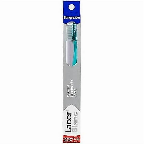 Toothbrush - LACER - Model D Technic - Soft filaments - Stain removal - Antibacterial plaque Black