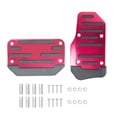 thumbnail image 1 of Miulika 2 Pieces Brake Pedal Covers Set Auto Interior Accessories Automotive Generic Red, 1 of 9