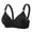 Black-07, variant on Wireless Bras for Women, Full Coverage Bra, Supportive Bralette with Floral Lace