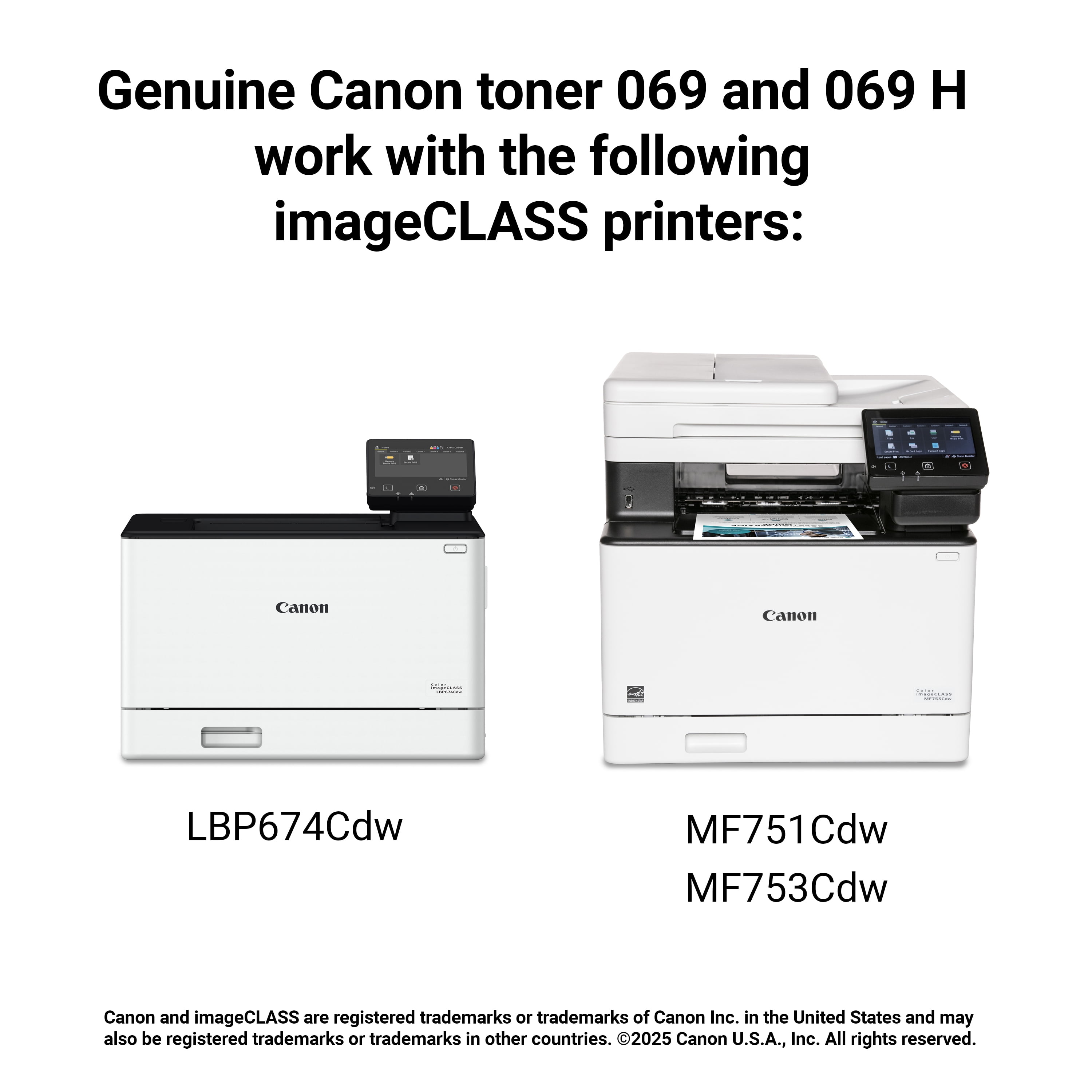 プリンター・複合機 Canon 069 H Laser Cartridge Canon Toner Cartridge 069 H Cyan - Walmart.com