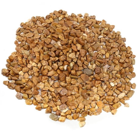 Condition photo showing New/Like New for koltose by mash - polished wooden pebbles  .5”-1” inch natural decorative stones  30 lbs