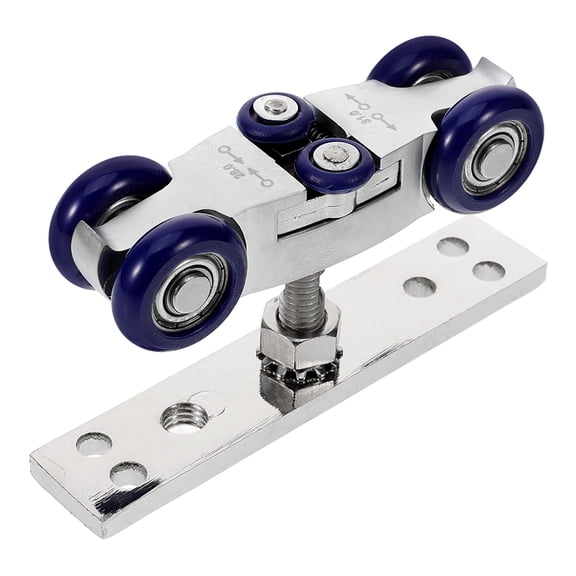 MERRYHAPY Zinc Alloy Round Sliding Door Wheel Roller Replacement Set Hardware
