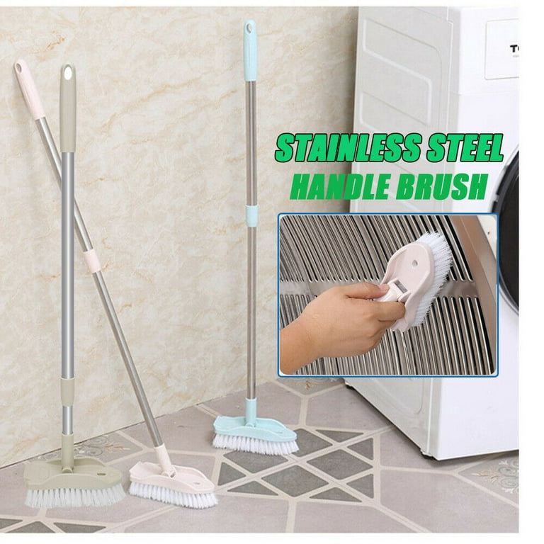 Bathroom Long Handle Brush Wall Floor Scrub BathTub Shower Tile