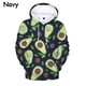 thumbnail image 5 of Sudadera con capucha con estampado 3D de aguacate para mujer y hombre, sudadera con capucha 3D con personalidad a la moda, sudadera informal de manga larga para exteriores, 5 of 5