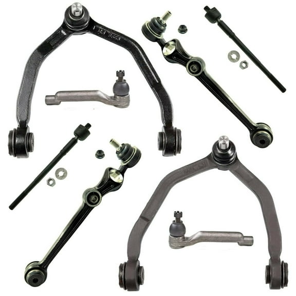 8 Piece Kit Front Upper & Lower Control Arm Ball Joints Inner Outer Tie Rods Ends Fits select: 1993-1997 FORD THUNDERBIRD LX, 1997 MERCURY COUGAR XR7/30TH ANNIVERSARY