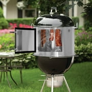 Only Fire Stainless Steel Grill Attachment Charcoal Rib Hanging System for Weber 22in Kettle - Turns Your Kettle into Smoker