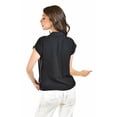 thumbnail image 3 of Blusa manga corta Roman Fashion /Juvenil, 6926 (Negro) negro EG, 3 of 5