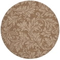 thumbnail image 2 of Safavieh Impressions Tapis Contemporain Marron Clair - Rond 5 Pieds, 2 of 2