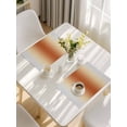 thumbnail image 5 of Burnt Orange Grey Ombre Placemats Set of 4, Farmhouse Gradient Minimalist Placemats for Dining Table, Place Mats for Kitchen Tabletop, Waterproof Wipeable Dining Table Mats Set, 5 of 9
