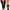 Contrast Band - Black/Red, variant on ToBeInStyle Women's Nylon Knee High Opaque Socks - White
