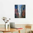 thumbnail image 3 of RUIYC Hassam Famous Art poster The of July Wall Art Scroll Canvas Picture Living Room Decor Home 16x20 in, 3 of 5