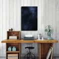 thumbnail image 3 of Black Sky with Stars Starry Sky Print Poster Picture HD Print Poster Retro Painted Modern Home Bedroom Room Aesthetic Decoration Canvas Art, 3 of 4