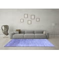 thumbnail image 3 of Ahgly Company Indoor Rectangle Oriental Blue Modern Area Rugs, 2' x 5', 3 of 4