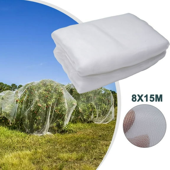 Diluopel 5-15M Garden Protect Netting Vegetables Crops Plant Mesh Bird Net Insect Animal-3M*15M