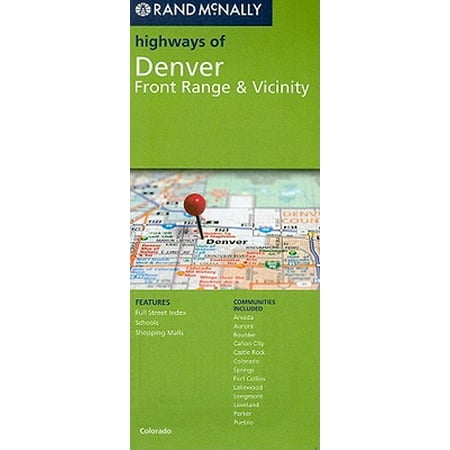 Rand Mcnally Highways Of Denver Front Range Amp Vicinity
