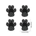 thumbnail image 3 of huayou Non Slip Dog Paw Protector Pads, Breathable Anti Wear Foot Stickers, 4 Pack, Decoration, for Pet Outdoor Use, 2.76x2.48 inch, Black, 3 of 7