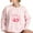 B Pink, variant on YUGYXL Womens Oversized Sweatshirts Casual Crewneck Long Sleeve Shirts Bow Cherry Printed Outfits Fall Comfy Clothes A Pink L