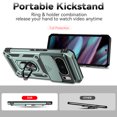 thumbnail image 5 of TECH CIRCLE for Google Pixel 9 Pro XL,Rugged Phone Case with Slide Camera Kickstand TPU Bumper Drop Proof Durable Military Grade Protective Case for Google Pixel 9 Pro XL 6.8" 2024,Darkgreen, 5 of 9