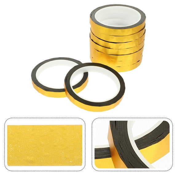 HEMOTON 9 Rolls Decorative Tape Wrapping Tape Self Adhesive Tape Planner Masking Tape