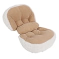 thumbnail image 4 of Pregnancy Waist Support Pillow Adjustable Detachable Soft Breathable U Shaped Maternity Pillow for Back Belly Deep Khaki, 4 of 4