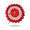 thumbnail image 4 of Polyester Knitted Christmas Tree Skirt 48.03x48.03IN - Christmas Decorations, Decor, Holiday, Xmas, Festive, Seasonal, Home, Indoor, Outdoor, Party Supplies, Gifts, Ornaments, 4 of 7