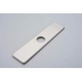 thumbnail image 3 of Homevacious - Grifo Para Fregadero De Cocina Y Baño, 10.0 In, Placa Base, Cubierta Para Agujero, Placa De Cubierta, Escudo Cuadrado, Níquel Cepillado, Acero Inoxidable 304, 3 of 5