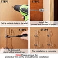 thumbnail image 4 of 1 Set Display Rack Clear Wall Bracket Desktop Durability Stable Structure Storage Shelf Organizer for Collectibles Light Sword clear, 4 of 8