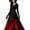 Red, variant on Witch Gothic Renaissance Dress for Women, Victorian Medieval Cosplay Costume, Vintage Halloween Dress for Cosplay Party
