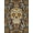 Orange Black Ivory, Pattern 2, variant on ODIKA 8'x10' Washable Area Rug Gothic Horror Halloween Skull Spooky Witchy Vintage Witch Ghost Flowing Dynamic for Dining Room, Large Office, Lounge, Non-Slip Chair-Friendly Mat